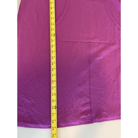 Livi Active French Terry  Sweatshirt Hoodie Dress 14/16 Fuschia Pink Womens New - Picture 9 of 12